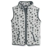 Playshoes Fleece-Weste Sterne Veste sans Manche, Gris (Grau 33), 116 Fille