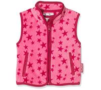 Playshoes Fleece-Weste Sterne Veste sans Manche, Rose (Pink 18), 116 Fille
