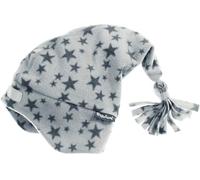 Playshoes Fleece-Zipfelmütze Sterne Bonnet, Gris (Grau 33), 49 Bébé Fille