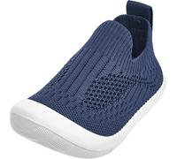 Playshoes Freizeitschuh, Basket Enfants Unisexes, Marine Strick,