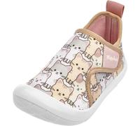 Playshoes Freizeitschuh, Basket Enfants Unisexes, Rosa Allover Katzen,