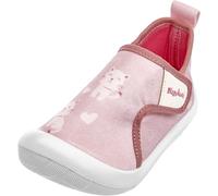 Playshoes Freizeitschuh, Basket Enfants Unisexes, Rosa Katze,