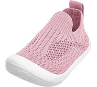 Playshoes Freizeitschuh, Basket Enfants Unisexes, Rosa Strick,