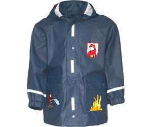 Playshoes Garçon Regen-mantel Feuerwehr Manteau, Bleu (Original), 4 ans EU