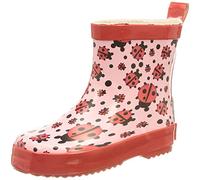 Playshoes Garçon Unisex Kinder Bottes en Caoutchouc Basses Chaussure de Sport Nautique, Coccinelle, 21 EU