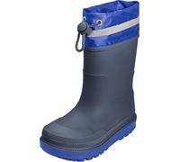 Playshoes Garçon Unisex Kinder Gummistiefel Botte de Pluie, Marine Stulpe, 25 EU