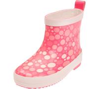 Playshoes Garçon Unisex Kinder Regenstiefel Botte de Pluie, Koralle Tupfen, 21 EU