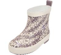 Playshoes Garçon Unisex Kinder Regenstiefel Botte de Pluie, Violett Blumen, 26 EU