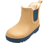 Playshoes Garçon Unisex Kinder Warmfutter Botte de Pluie, TPE Ocre, 19 EU