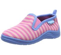 Playshoes Geringelt, Chaussons Bas mixte enfant, Rose (Pink/Türkis 792), 22/23 EU