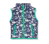 Playshoes Gilet Polaire Veste de Polyester molletonnée, Étoiles, 128 Mixte Enfant