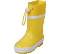 PLAYSHOES Bottes en caoutchouc jaune / gris clair, Taille 24,5