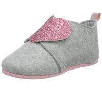 Playshoes Hausschuhe Herz ChaussonsMixte enfant