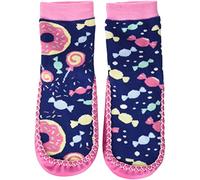 Playshoes Hüttenschuhe Bonbons, Chausson Garçon Unisex Kinder, Marine Rose, 22/23 EU