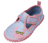 Playshoes Chaussons de bain enfant scratch crabe bleu/rose - fille - Gr. 28/29