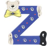 Playshoes Lettres décoratives Z en Bois pour Porte de Chambre d'enfant, Bleu