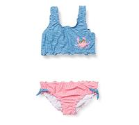 PLAYSHOES Bikini 'Krebs' bleu fumé / or / rose / blanc, Taille 98-104