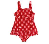 Playshoes - Maillot de Bain - Fille - Rouge-TR-J4-3 - FR : 10 ans (Taille fabricant : 10 years)
