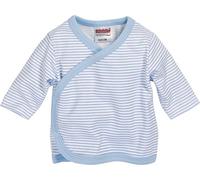 Playshoes Mixte bébé Flügelhemd Langarm Ringel Ensemble de sous v tement pour b s et bambins, Bleu (Weiß/Bleu 117), 50 EU
