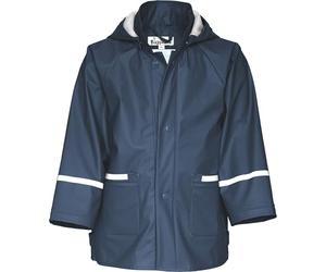 Playshoes Mixte bébé Regenjacke Basic Manteau Imperm able, Bleu (Navy), 4 ans EU