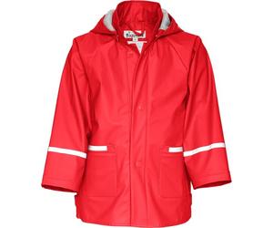 Playshoes Mixte bébé Regenjacke Basic Manteau Imperm able, Rouge (Red), 10 ans EU