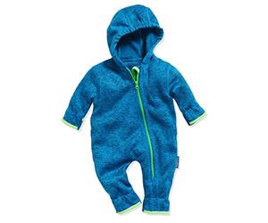 Playshoes Mixte bébé Strickfleece Overall Combinaison De Neige Not Applicable, Bleu (Blau 7), 86