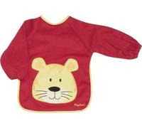 Playshoes Mixte enfant Bavoir à manches longues, 8 - Rouge