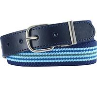 Playshoes Elastik-Gürtel Ringel Ceinture, Bleu (Hellblau/Marine), 90 (Taille Fabricant: 75 Centimeters) Mixte Enfant