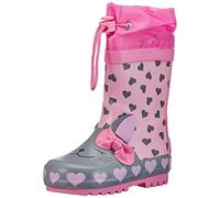 Playshoes Mixte Enfant Bottes En Caoutchouc Avec Cordon De Serrage, Chat, 24 EU