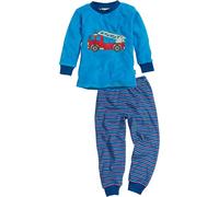 Playshoes Mixte Enfant Deux Pièces Éponge Ensemble De Pyjama, Pompiers, 98 EU