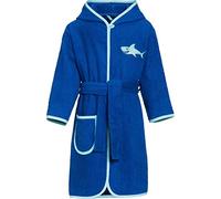 Playshoes Frottee-Bademantel Hai Peignoir Mixte enfant Bleu 7. 146 cm-152 cm