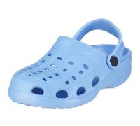 Playshoes Mixte Enfant Pantoufles Tricotées Doublées, Bleu Bleu 17, 32/33 EU