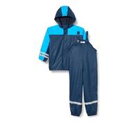 Playshoes Mixte enfant Regen-anzug Mit Fleece-futter Veste Imperm able, Bleu (Marine 11), 104 EU