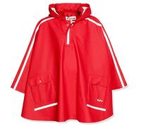 Playshoes Mixte enfant Regen-cape Langer Rücken Blouson, Rouge - Rouge, 116 EU