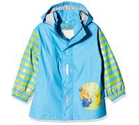 Playshoes Mixte enfant Regen-mantel Freunde Für Immer Veste Imperm able, Bleu (Marine/Pink 372), 80 EU