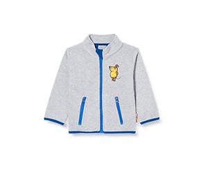 Playshoes Mixte Enfant Veste Polaire Blouson, Gris/Mélange La Souris, 116 EU