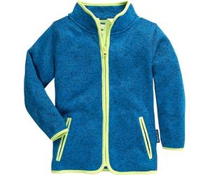 Playshoes Mixte Enfant Veste Polaire Blouson, Polaire Tricotée Bleue, 128 EU