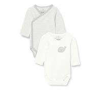 Playshoes Mixte enfant Wickel-body Wal 2er Pack Ensemble de sous v tement pour b s et bambins, naturel 2, 44 EU