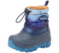Playshoes Mixte Enfant Winterstiefel, Blau Berge, 24/25 EU