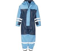 Playshoes Overall Basic mit Fleecefutter Veste Imperméable, Bleu (Marine 11), 86 Bébé garçon