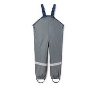Playshoes Pantalon Boue, Salopette de Pluie, Doublure Polaire Coupe-Vent et imperméable, Gris foncé, 92 Mixte Enfant