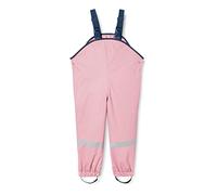 Playshoes Pantalon Boue, Salopette de Pluie, Doublure Polaire Coupe-Vent et imperméable, Rose Pastel, 104 Mixte Enfant