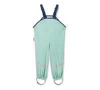 Playshoes Pantalon Boue, Salopette de Pluie, Doublure Polaire Coupe-Vent et imperméable, Vert Pastel, 80 Mixte Enfant