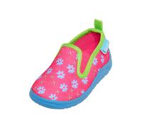 PLAYSHOES Pantoufle bleu ciel / citron vert / rose, Taille 26,5