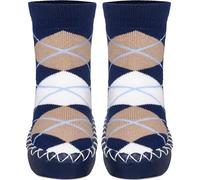 Playshoes Pantoufles Chaussons Mixte Enfant, Carreau, 24/25 EU