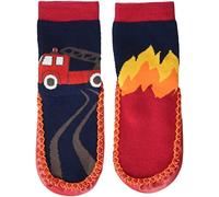Playshoes Pantoufles Raquettes a neige Mixte Enfant, Pompiers, 30/31 EU