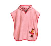PLAYSHOES Peignoir 'DIE MAUS MELONE' chocolat / orange / rose / rouge clair, Taille 122-128