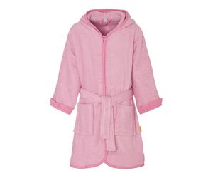 PLAYSHOES Peignoir 'Einhorn' jaune chiné / rose, Taille 86-92