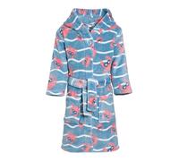 PLAYSHOES Peignoir 'Krebs' bleu / saumon / blanc, Taille 98-104
