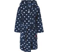PLAYSHOES Peignoir 'Maritim' bleu foncé / blanc, Taille 110-116
